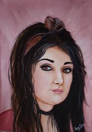 Watercolor painting with mixed mediums