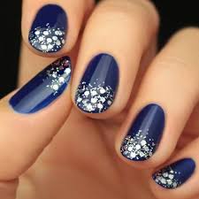 Best Winter Nails For 2018 45 Cute Winter Nail Designs Best Nail Art Blue Glitter Nails Sparkly Nails Nail Colors Winter