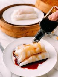 Shrimp Rice Noodle Rolls Shrimp Cheung Fun Or Ha Cheung Recipe Shrimp Rice Noodles Shrimp And Rice Recipes