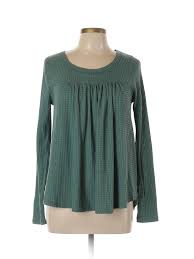 Details About Eri Ali Women Green Long Sleeve Top Med