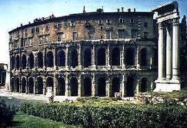 Theatre of marcellus, in rome, building begun by julius caesar and completed by augustus in 13 bc. Marcellus Theater Rom