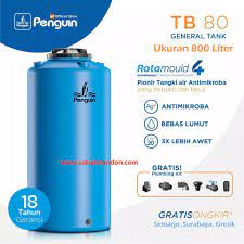 Tangki / toren air bca 1000 liter t1000 murah: Tandon Air Tangki Air Toren Air Penguin Rotamould 4 Ukuran 800 Liter Invoice Shopee Indonesia