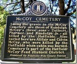 Little Bits Of History Along U S Roadways Mccoy Cemetery Cemetery Hatfield And Mccoy Feud Hatfield