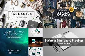 Download Best Logo Branding Mockups Sample Pack Design Cuts