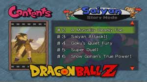 Then go on to ultimate battle and select either of them. Dragon Ball Z Budokai 1 Part 3 Saiyan Saga 2 A Mutually Deadly Foe