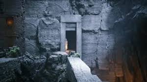 Hidden Chamber in Mystical Cave Setting ...