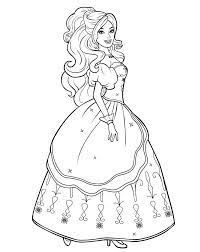 Holiday Barbie Coloring Pages Warna Barbie Gambar Kartun