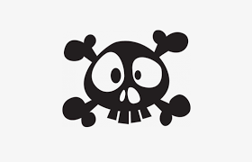 Premier essai de tête de mort mon carnet de dessins. Stickers Decors De Pirate Tete De Mort Skull Silhouette Dessin Tete De Mort Rigolote Free Transparent Png Download Pngkey