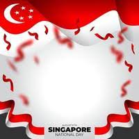 Prior to its independence, it was the only state flag in malaysia not to have a 1:2 ratio. Singapore National Day Celebration Background 3083581 Vector Art At Vecteezy