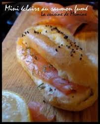 Mini Eclairs Sales Saumon Fume Creme Citronnee Ail Fines Herbes La Cuisine De Mimine Aperitif Gastronomique Recette Apero Dinatoire Facile Recettes De Cuisine