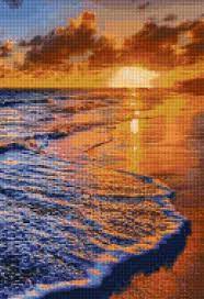 Discover thousands of more patterns to print online instantly at crosstitch.com. Ocean Beach Sunset Cross Stitch Pattern Pdf Instant Etsy Cross Stitch Landscape Cross Stitch Cross Stitch Patterns