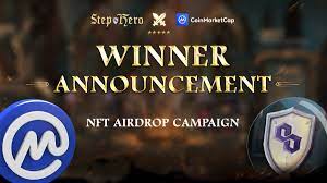 Step Hero On Twitter Coinmarketcap Nft Airdrop Winner Announcement Congratulations To 100 Winners Of Stephero Nft Airdrop Campaign Please Check Out The Winner List Here Https T Co Wgosq4xnyi We Will Distribute