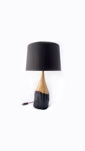 Naturally Aged Hornbeam Pencil Table Lamp Id Lights Table Lamp Beautiful Lamp Art Lamp