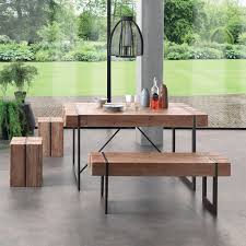 Meubles, mobilier, salon, cuisine, chambre et salle de bain. Le Style Industriel De La Table Fabrik En Sapin Massif