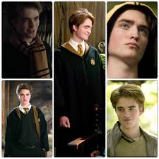 What harry potter movie does robert pattinson star in? Robert Pattinson Portrays The Character Of Cedric Diggory In The Movie Harry Potter And The Goble Cedric Diggory Harry Potter Goblet Robert Pattinson Twilight