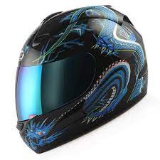 Wow Motorcycle Full Face Helmets Hjmt A110 Blue Motorcycle Helmets Street Bikes Helmet