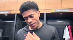 04-09-24 Atlanta Hawks Forward De’Andre Hunter Postgame Interview
