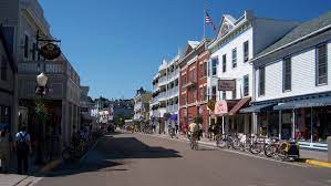 Mackinac island with its beautiful architecture and history immaculately preserved, time stands still here. Mackinac Island Michigan Wikipedia
