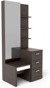 Godrej Interio Chocolate Premium Plus Dressing Table With Stool Matte Finish Cola Rain Dressing Table Design Dressing Room Design Bedroom Cupboard Designs