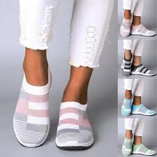 Huge savings for knitted wool shoes socks. New Women Sneakers Knit Sock Running Shoes Woman Sport Shoes Mesh Breathable Trainers Outdoors Plus Size Wish