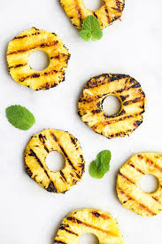 Grill pineapple for 2 to 3 minutes per side, or until heated through and grill marks appear. Grilled Pineapple Healthy Little Foodies