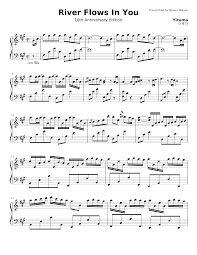 Denn du kannst „river flows in you nach noten unmöglich gefühlvoll spielen, wenn du technisch noch nicht versiert genug bist. River Flows In You Sheet Music For Piano Solo Musescore Com