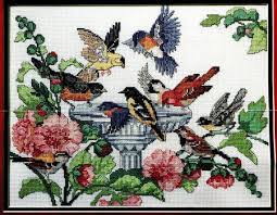 See more ideas about cross stitch, stitch, cross stitch patterns. Kooler Design Studio Bird Bath Cross Stitch Pattern Colourful Cross Stitch Counted Cross Stitch Kits Cross Stitch Patterns Christmas