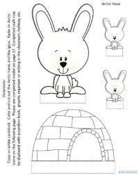 Arctic animal preschool crafts are super cool to create! Arctic Hare Activities Arctic Animals For At Home Learning By Star Kids