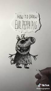 Shop by brand at john lewis & partners. How To Draw Evil Peppa Pig Video Drawing Challenge Drawings Clock Drawings