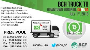 Btc to cad rate for today is ca$43,869. Bch Truck To Bch To Twitter