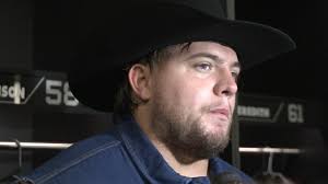 Jackson Powers-Johnson addresses the media following the Raiders Week 4  matchup with the Bears.