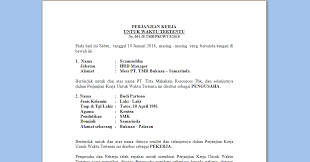 100 th 2004, ketentuan pelaksanaan per. Contoh Kontrak Kerja Karyawan Terbaru File Word Doc Dan Pdf Mastimon Com