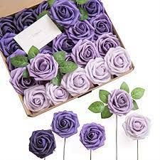 We did not find results for: Amazon Com Ling S Moment Artificial Roses Flowers 25pcs Purple Ombre Colors Fake Roses With Stem For Diy Wedding Bouquets Centerpieces Arrangments Decorations Home Kitchen