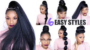 Now, it's not just acceptable for men with. How To Style A Drawstring Ponytail 6 Quick Easy Hairstyles Youtube