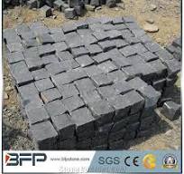 G654 Padang Dark/Sesame Black Surface Flamed,Others Sawn Cut Cube  Stone/Cobblestone/Paving Stone for Patio,Driveway from China -  StoneContact.com