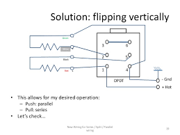 In parallel circuits different components are connected on different branches of the wire. Series Parallel Wiring Diagram For 4 Conductor Humbucker Pickups