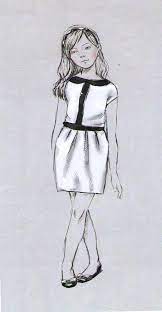 A unique technique that will give you great drawing. Kids Fashion Sketches Inspiration