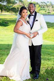 Kern Benesia S Festive Wedding In Trinidad Tobago Adriana Weddings Unique Wedding Hairstyles Wedding Gown Styles Wedding Styles