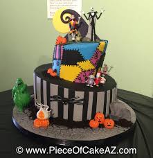 Free creative sweet celebration decoration pattern. Piece Of Cake Az On Twitter Here S An Awesome Nightmare Before Christmas Cake We Got To Make Last Week
