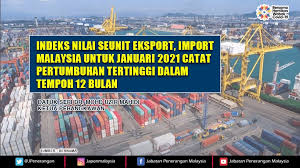 While malaysia is performing well in its exports and imports, it's crucial for people to know the regulation and though malaysia has been progressively liberalising its tariff regime, some product and service. Indeks Nilai Seunit Eksport Import Malaysia Untuk Januari 2021 Catat Pertumbuhan Tertinggi Dalam Tempoh 12 Bulan Jabatan Penerangan Malaysia