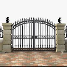 3d Model Wrought Iron Gate 3d Model Iron Gate Design Iron Gate Wrought Iron Gate