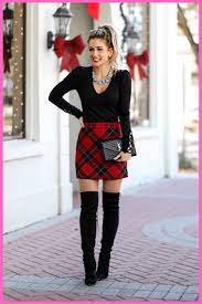 Stunning 50 Plaid Skirt Outfit Ideas Christmas Outfits Women Plaid Skirt Outfit Miniskirt Outfits