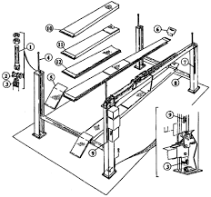 With accessories from names such as bendpak, challenger lifts, dannmar and tuxedo you can be sure that at jmc you'll find what you're looking for. Auto Lift Parts Overall Breakdown For Benwil And Bishamon 4 Post Lifts Svi International Model Lift Parts Benwil 4post 03 Automotive Tools Equipment