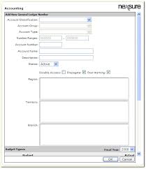 Adding General Ledger Numbers