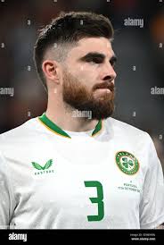 Republic of Ireland's Ryan Manning before the FIFA World Cup European  Qualifying match at the Jose Alvalade Stadium, Lisbon. Picture date:  Saturday October 11, 2025 Stock Photo