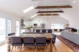 If you think that a dining table would look weird right in the middle of open space, look at this solution. Benefits Of An Open Kitchen Floor Plan Cqc Home