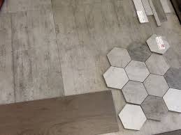 Pin By Liz Trumble On Bathroom Concrete Tile Floor Wood Wall Bathroom Wood Floor Bathroom