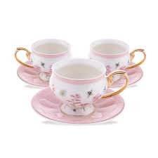 Karaca fincan takımı konusunda oldukça fazla model ve geniş renk, desen ve fiyat seçenekleri. Karaca Valley 4lu Kahve Fincan Seti Karaca