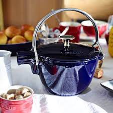 Staub Cast Iron Tea Pot Graphite Grey Amazon Co Uk Home Kitchen