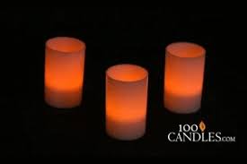 Halloween Candles 100 Candles Halloween Candles Orange Led Lights Candles